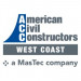 American Civil Constructors West Coast LLC, a MasTec Company logo